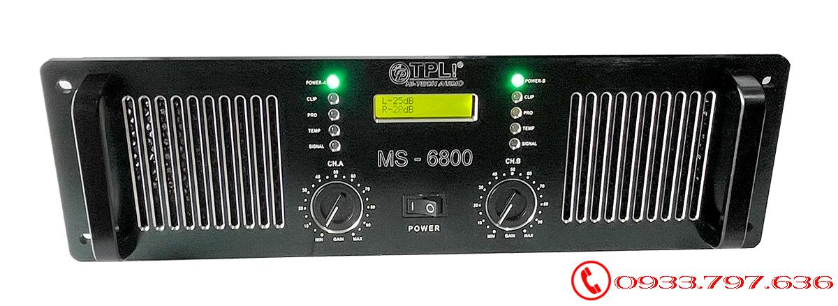 Cục đẩy công suất TPL MS6800 -5000W chuyên hát sân khấu