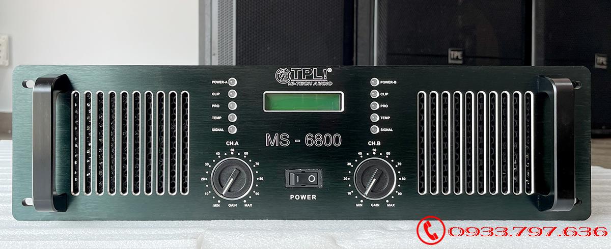 Cục đẩy công suất TPL MS6800 -5000W chuyên hát sân khấu