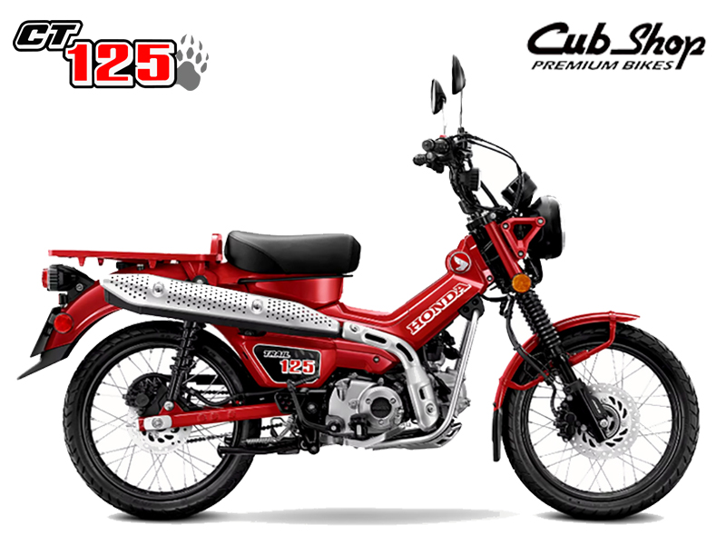 Xe CT125 2023 ABS Màu Đỏ, Nhập Từ Thái Lan Giá Rẻ