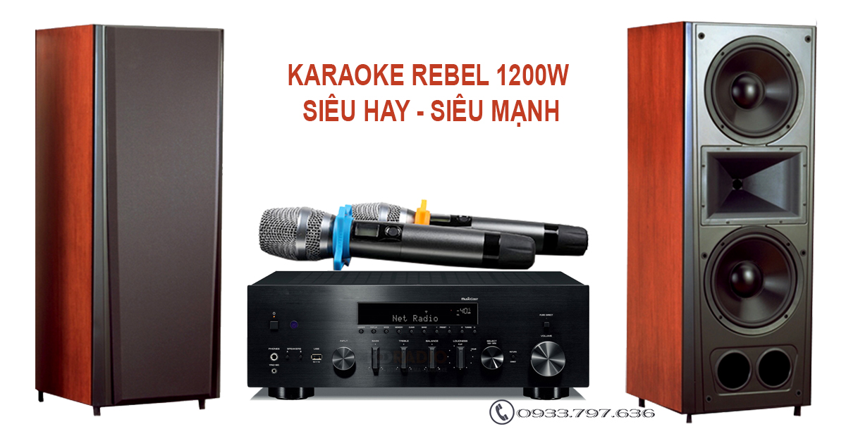 dàn hát karaoke rebel đa chức năng