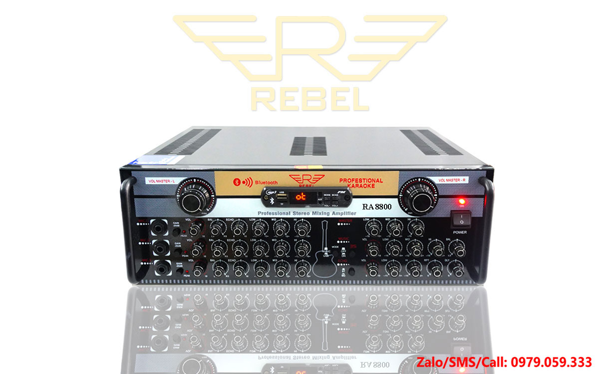 Amply liền vang Rebel RA 8800- 500W